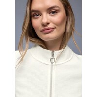 Street One Structure Zipper Jacket Off White