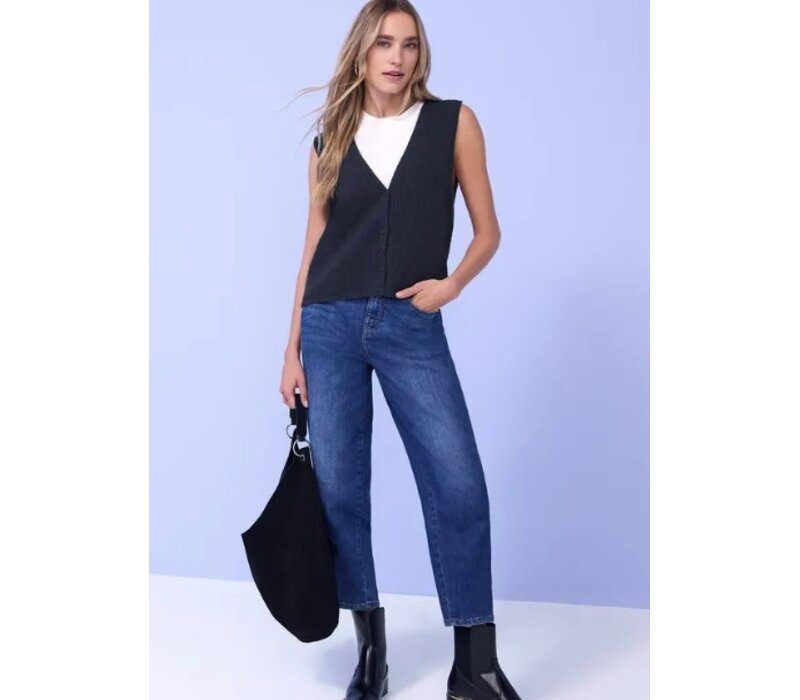 Street One Sleeveless Vest Shadowed Navy