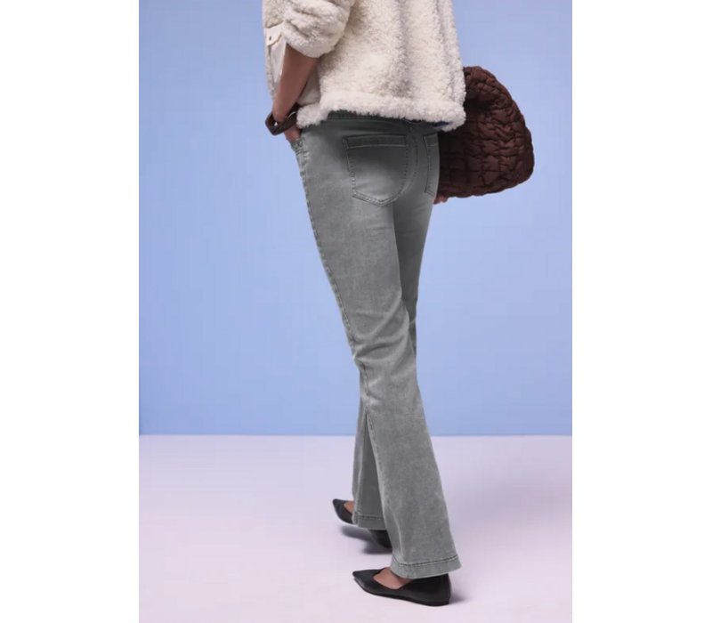 Street One Blaire Bootcut High Waist Light Grey Washed