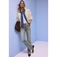 Street One Blaire Bootcut High Waist Light Grey Washed