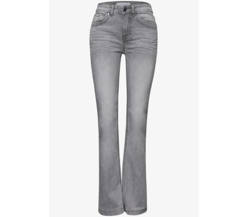 Street One Blaire Bootcut High Waist Light Grey Washed