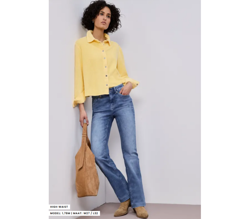 Street One Blaire Bootcut High Waist Light Blue Wash