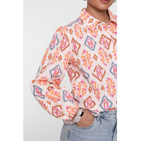 Geisha Blouse Light Pink Chambray