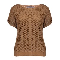 Geisha Top Knitted Tabacco