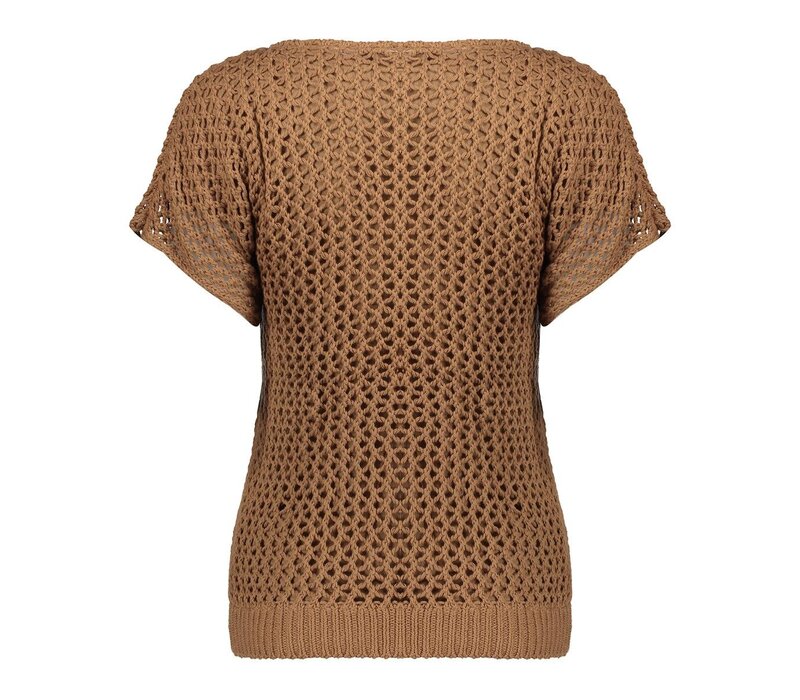 Geisha Top Knitted Tabacco