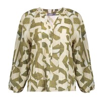 Geisha Top Ecru Olive