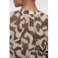 Geisha Top Ecru Olive