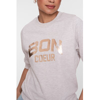 Geisha Sweater Foil Beige Melange