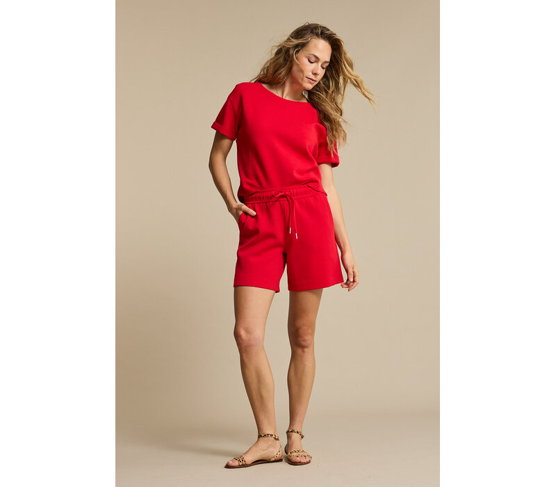 Red Button Stella Short Scuba Red