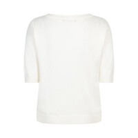 Red Button Sweet Ribbon Ecru