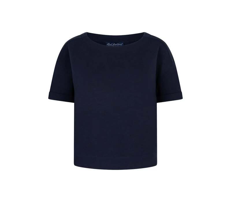 Red Button Skyler Scuba Top Darkblue