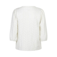 Red Button Top Ajour Ecru