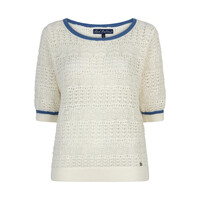 Red Button Sweet Ajour Offwhite Blue