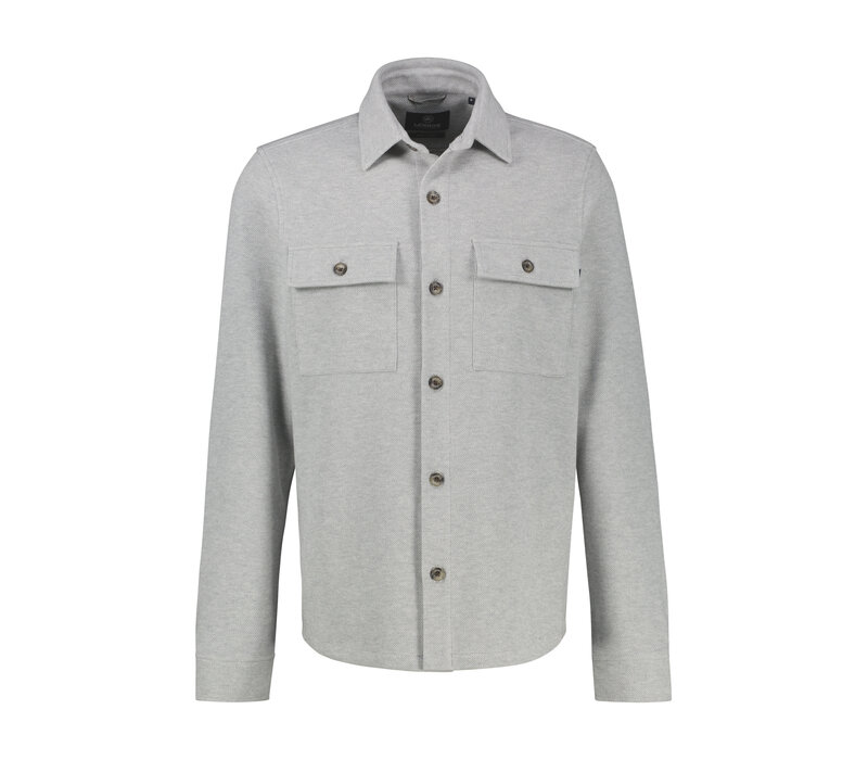Lerros Shirt Jacket Knitted Storm Grey Melange