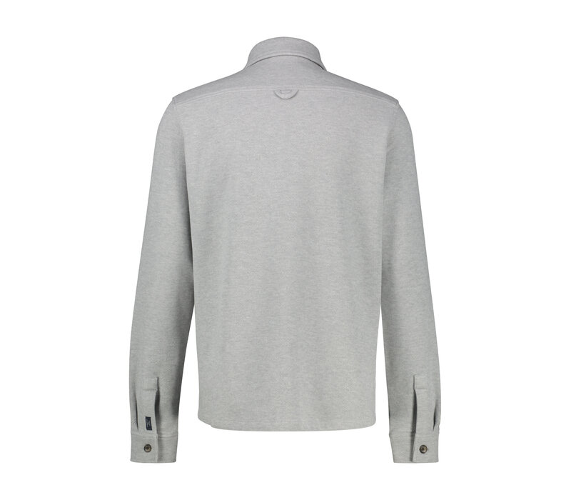 Lerros Shirt Jacket Knitted Storm Grey Melange