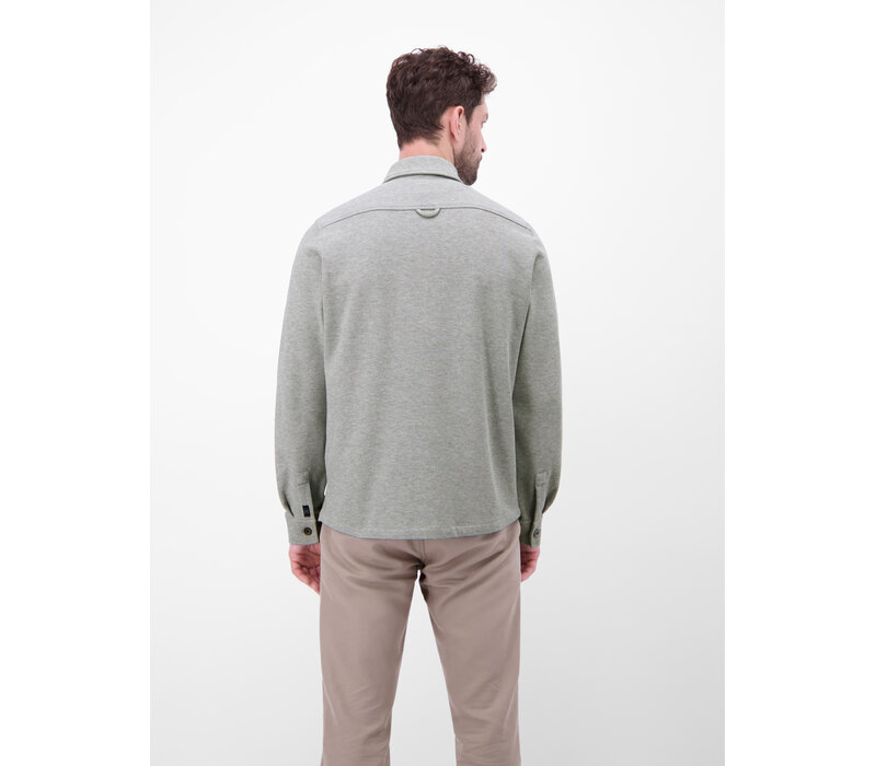 Lerros Shirt Jacket Knitted Storm Grey Melange