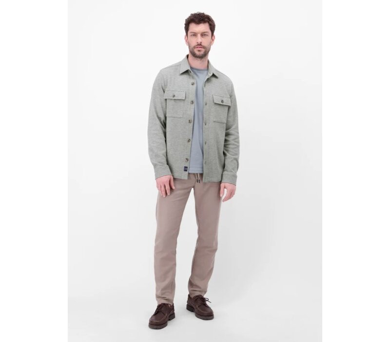 Lerros Shirt Jacket Knitted Storm Grey Melange