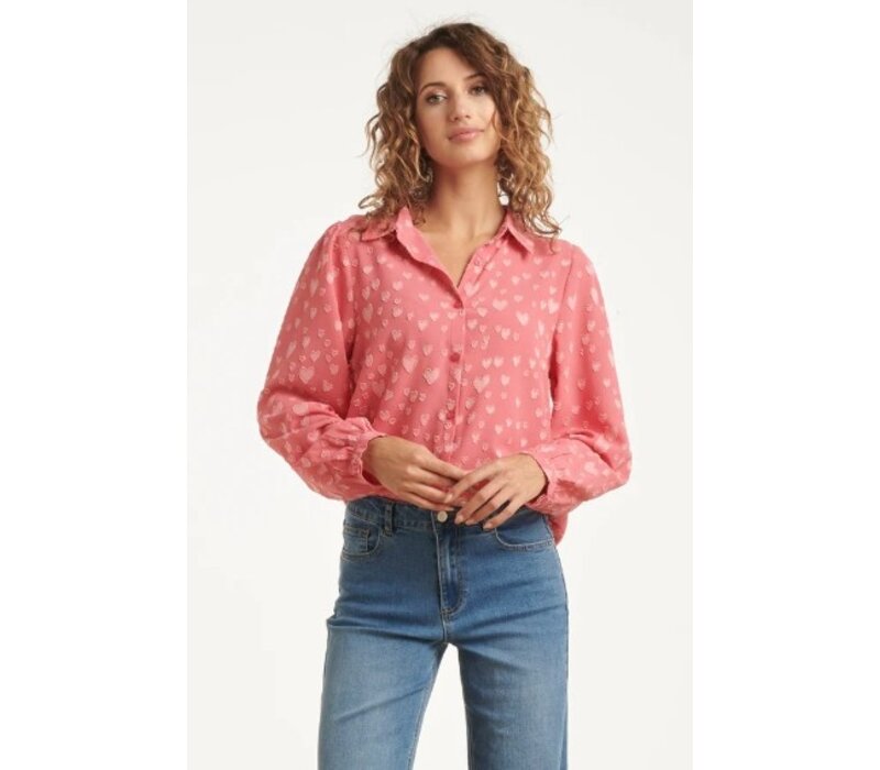 Smashed Lemon Blouse Cerise
