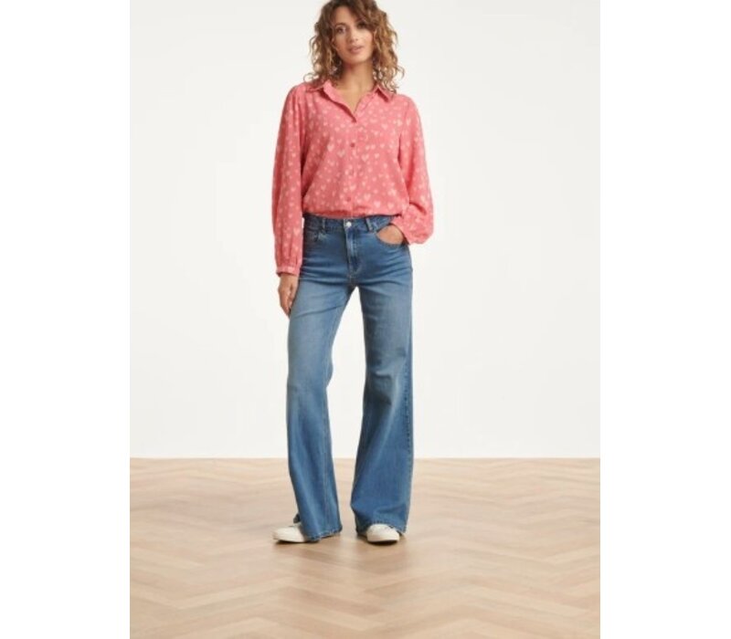 Smashed Lemon Blouse Cerise