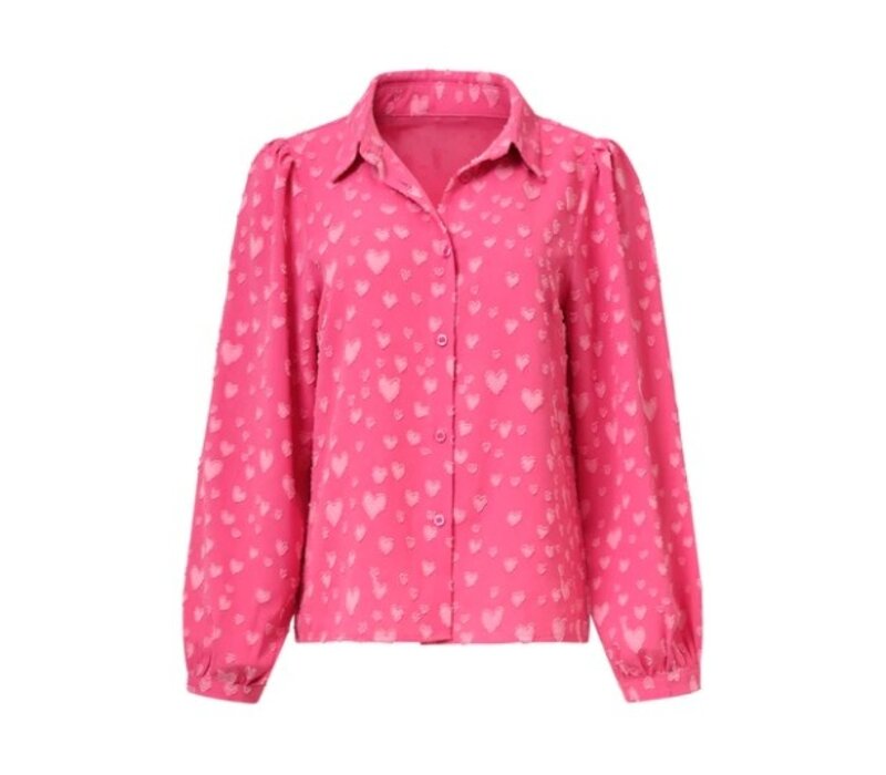 Smashed Lemon Blouse Cerise