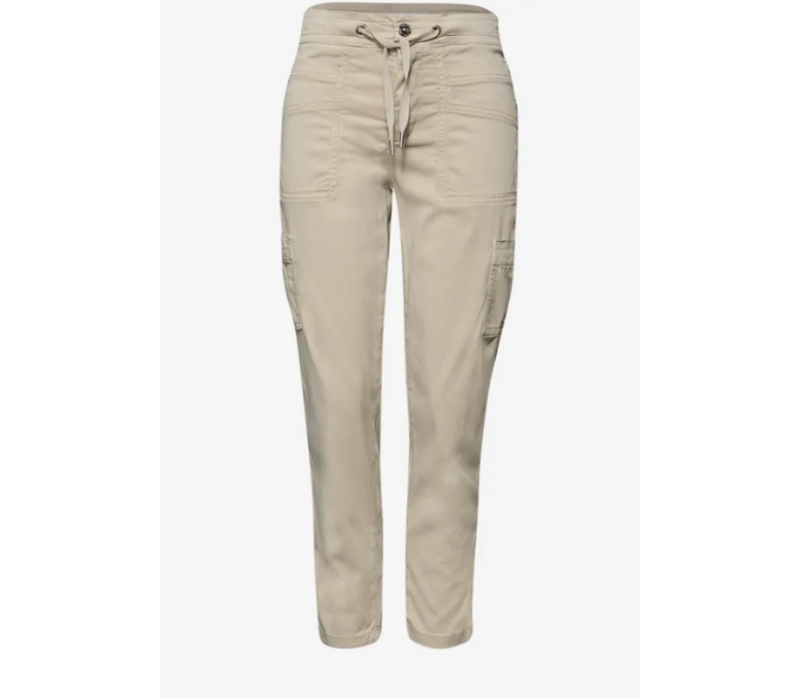 Street One Bonny Cargo Lyocell Jog Cobble Stone