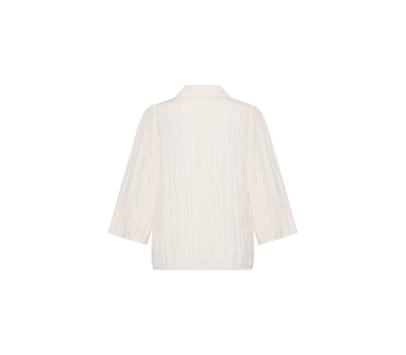 Helena Hart Blouse Polo Kreuk Ecru