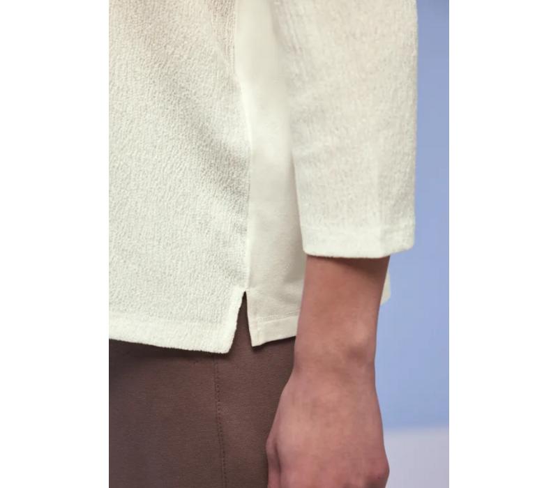 Street One Structure Mix Tunic Off White