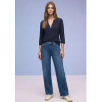 Street One Structure Mix Tunic Shadowed Navy