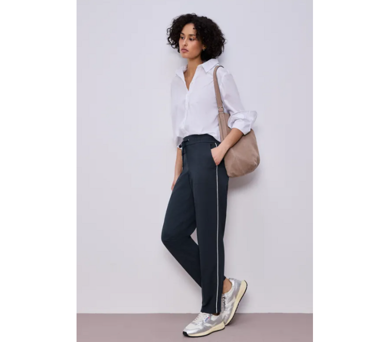 Street One Bonny Dots Dessin Piping Shadowed Navy