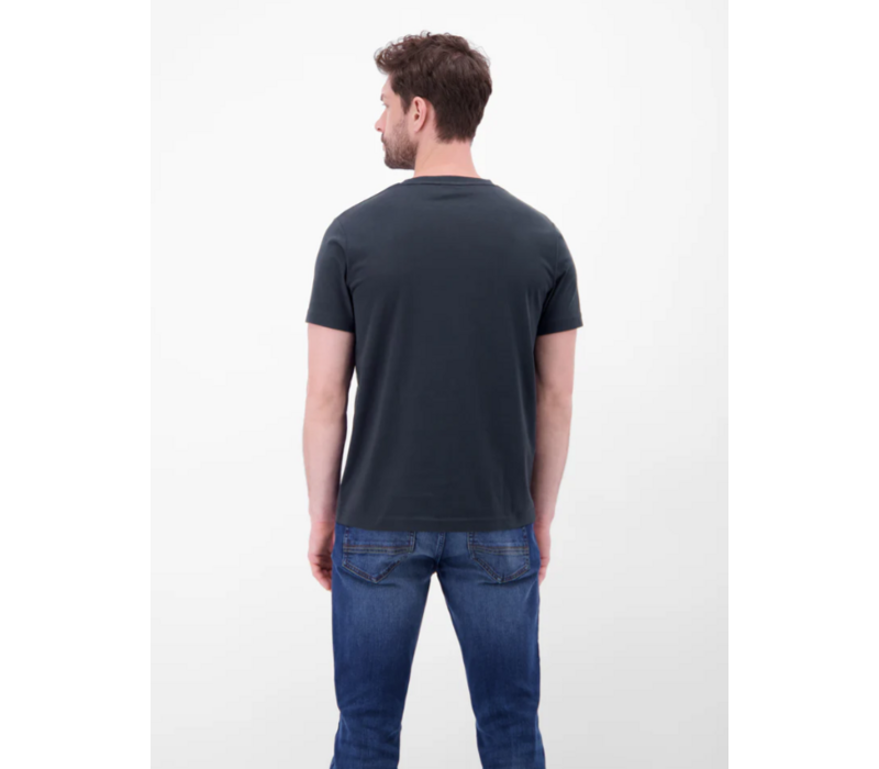 Lerros T-shirt Serafino Classic Navy