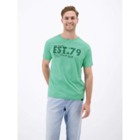 Lerros T-shirt Serafino Mint Water