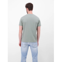 Lerros T-shirt Serafino Storm Grey