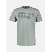 Lerros T-shirt Serafino Storm Grey