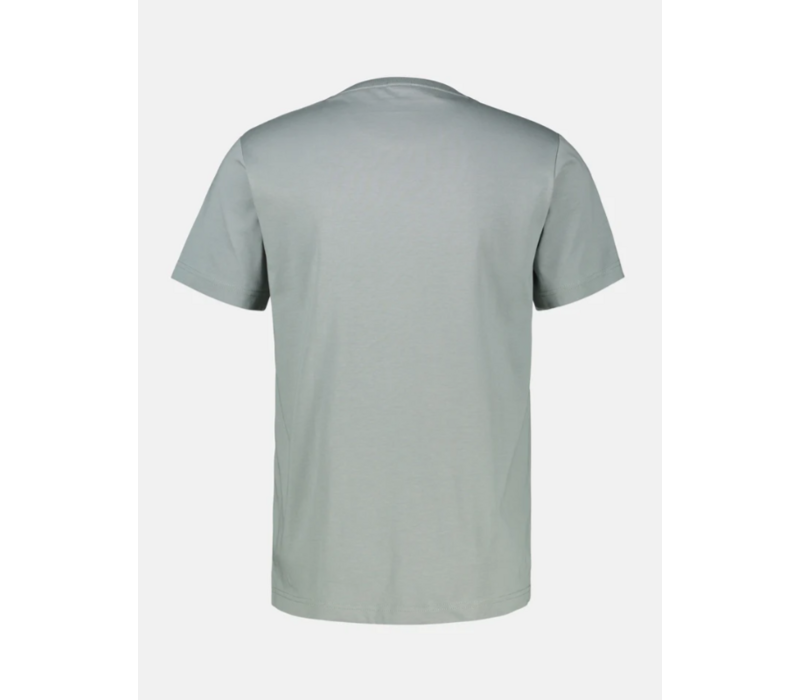 Lerros T-shirt Serafino Storm Grey
