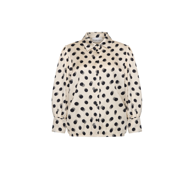 Helena Hart Blouse Plaza Print Dot