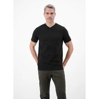 Lerros T-Shirt V-Hals 2 Stuks Black