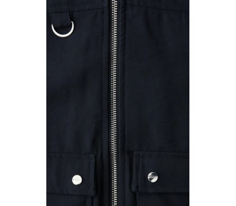 Street One Short Utility Blouson Jacket Shadowed Navy
