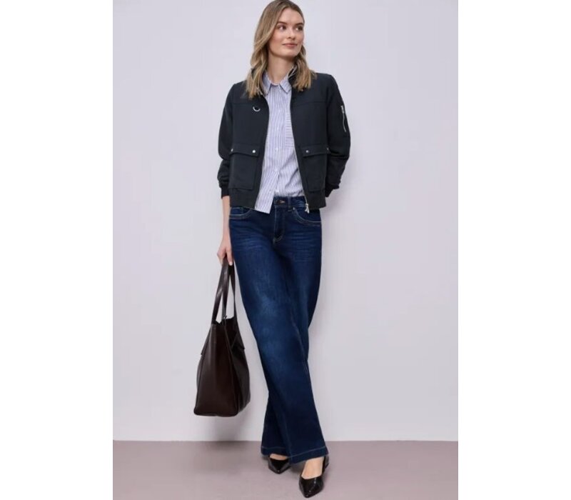 Street One Short Utility Blouson Jacket Shadowed Navy