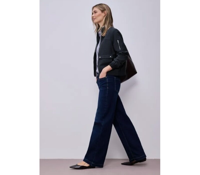 Street One Short Utility Blouson Jacket Shadowed Navy