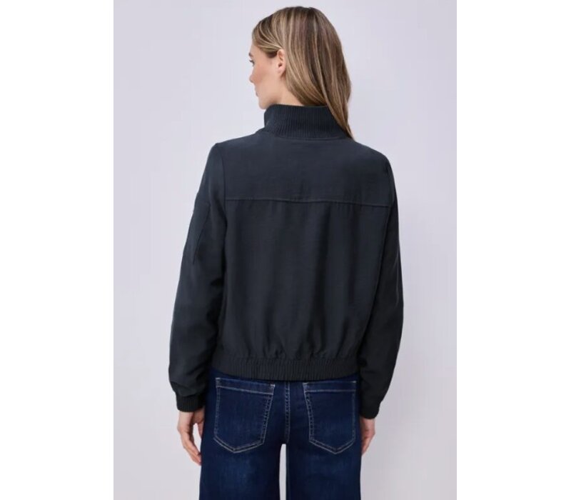 Street One Short Utility Blouson Jacket Shadowed Navy