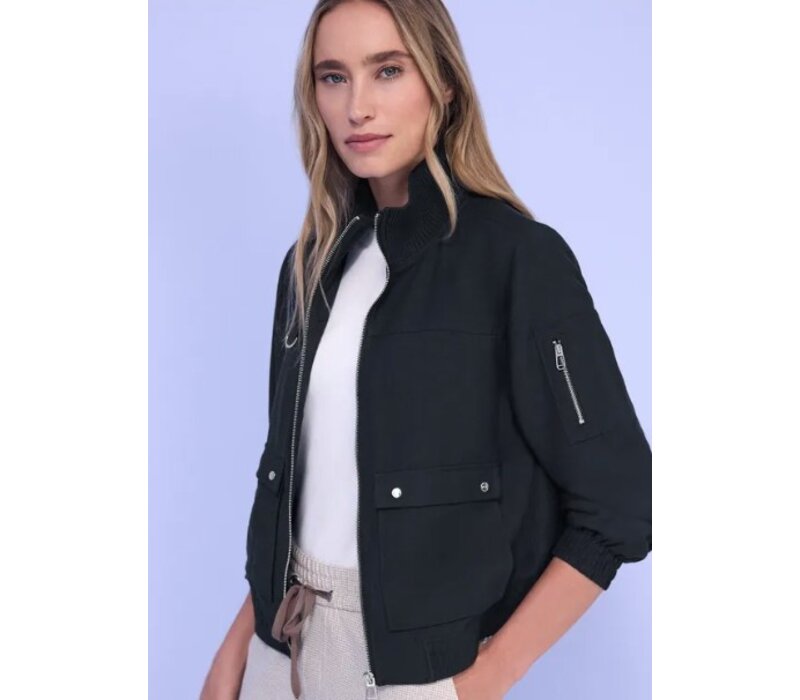 Street One Short Utility Blouson Jacket Shadowed Navy