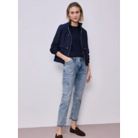 Street One Charlie Boyfriend Cargo Mid Waist Bleached Washed