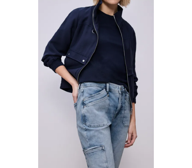 Street One Charlie Boyfriend Cargo Mid Waist Bleached Washed