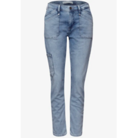 Street One Charlie Boyfriend Cargo Mid Waist Bleached Washed