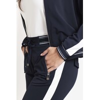 Zoso Print Travel Pant Night Blue