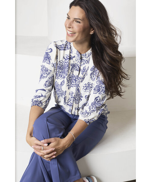 Zoso Zoso Print Travel Blouse