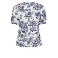 Zoso Print Travel Blouse Kit Blue