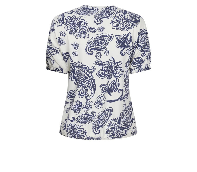 Zoso Print Travel Blouse Kit Blue