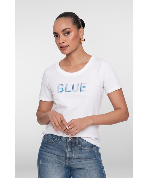 Geisha Geisha T-Shirt Blue Sequences