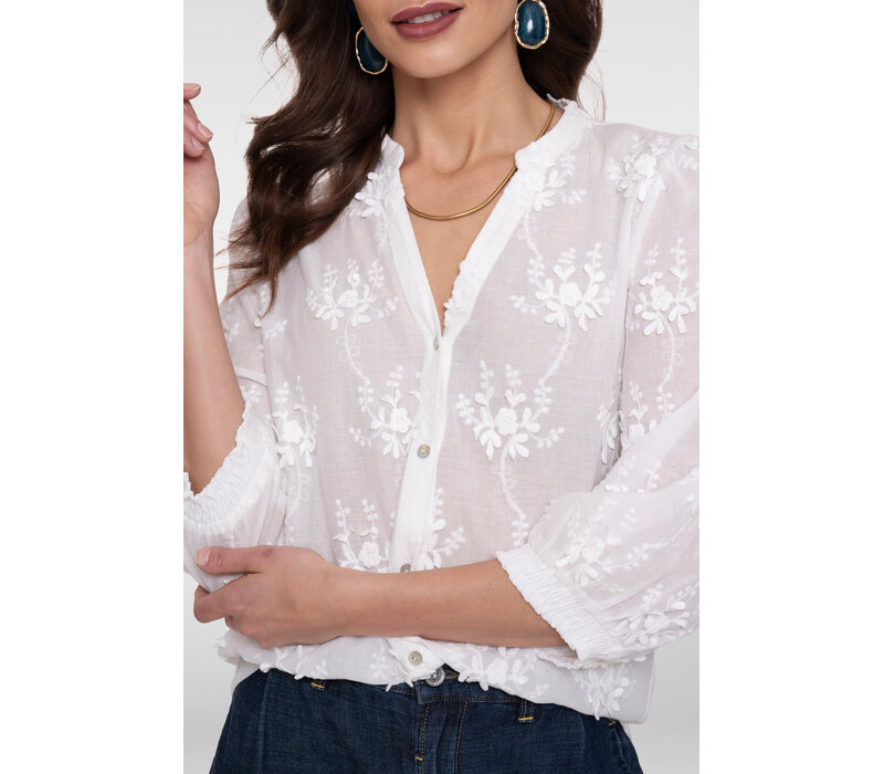 Geisha Blouse Off White